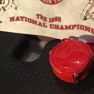 NWOT Marc Jacob’s small crossbody bag red with Gold hardware